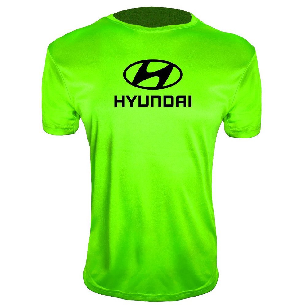 Men's Hyundai Polyester T-Shirt Lime Green